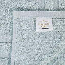 Beliani Set Of 9 Towels Atiu Terry Cotton Mint Green - thumbnail 5