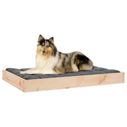 Vidaxl Dog Bed 91.5X64X9 Cm Solid Wood Pine Dog Beds - thumbnail 6