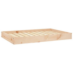 Vidaxl Dog Bed 91.5X64X9 Cm Solid Wood Pine Dog Beds - thumbnail 2