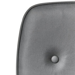 Beliani Industrial Desk Chair Pawnee Velvet Grey - thumbnail 8