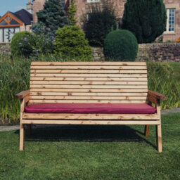 Churnet Valley Garden Furniture Ltd Waterproof Triple Cushion Only - L42 X W150 X H6 Cm - Assembled - Wine - thumbnail 1