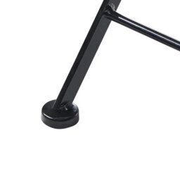 Beliani Bistro Table Collio 60 Cm 60 Cm Metal Black - thumbnail 8