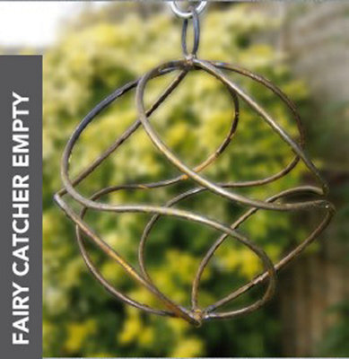 Poppy Forge Fairy Catcher Empty Brown - Hanging Ornament - Solid Steel - L27.9 X W27.9 X H27 Cm - Black - image 1