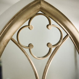 Dibor Traditional Style Pointed Arch Mirror Decorative Wall Mirror Window Mirror H105Cm X W56Cm - thumbnail 3