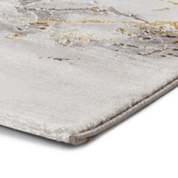 Ivory Gold Abstract Rug, Anti-Shed Rug, Modern Rug, Stain-Resistant Rug For Livingroom & Diningroom-120Cm X 170Cm - thumbnail 3