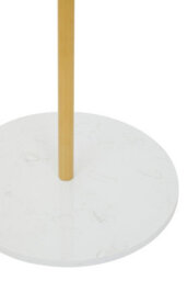 Orsina Durable Build Gold And White Coat Stand, Multi Hook Coat Stand For Bedroom For Bedroom, Functional Coat Stand - thumbnail 3