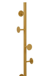 Orsina Durable Build Gold And White Coat Stand, Multi Hook Coat Stand For Bedroom For Bedroom, Functional Coat Stand - thumbnail 2