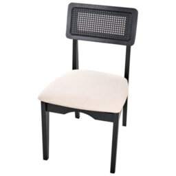 Beliani Set Of 2 Dining Chairs Rubonia Wood Black - thumbnail 7