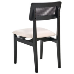 Beliani Set Of 2 Dining Chairs Rubonia Wood Black - thumbnail 6