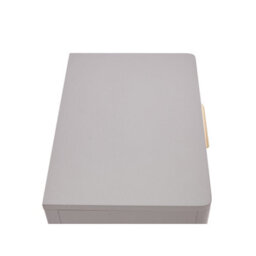 Cabinet Bits Molino 2 Drawer Grey Bedside Table - thumbnail 6