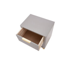 Cabinet Bits Molino 2 Drawer Grey Bedside Table - thumbnail 7