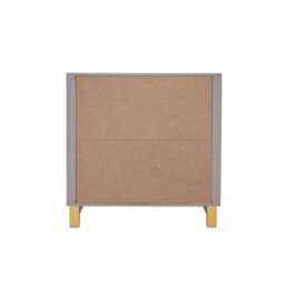 Cabinet Bits Molino 2 Drawer Grey Bedside Table - thumbnail 8