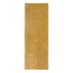 Melrose Super Soft Venus Shaggy Snuggly Plain Ochre Area Runner Rug 060/200Cm - thumbnail 2