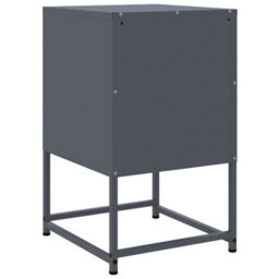 Berkfield Bedside Cabinet Anthracite 36X39X60.5 Cm Steel - thumbnail 8