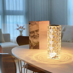 Thehotsale 16 Colour Rgb Touch Sensor Atmosphere Night Light For Bedroom, Living Room,8Cm W X 19Cm H - thumbnail 2