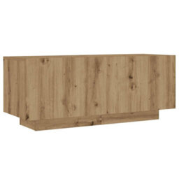 Berkfield Bedside Cabinet Artisan Oak 100X35X40 Cm Engineered Wood - thumbnail 2