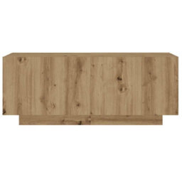 Berkfield Bedside Cabinet Artisan Oak 100X35X40 Cm Engineered Wood - thumbnail 4