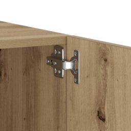 Berkfield Bedside Cabinet Artisan Oak 100X35X40 Cm Engineered Wood - thumbnail 9