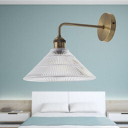 First Choice Lighting Set Of 2 Isaac - Antique Brass Wall Lamps - thumbnail 7