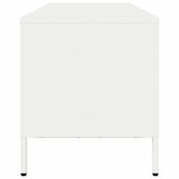 Berkfield Tv Cabinet White 135X39X43.5 Cm Cold-Rolled Steel - thumbnail 6
