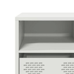 Berkfield Tv Cabinet White 135X39X43.5 Cm Cold-Rolled Steel - thumbnail 9