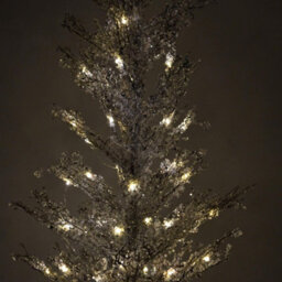 Shatchi Pre-Lit Battery Operated Or Usb Christmas Tree Indoor Warm White Lights Decorations Large 24 Inch 61Cm - thumbnail 4