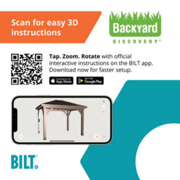 Backyard Discovery Barrington Cedar Wood Outdoor Patio Gazebo With Powerport 3.7M X 3.1M (12Ft X 10Ft) - thumbnail 8