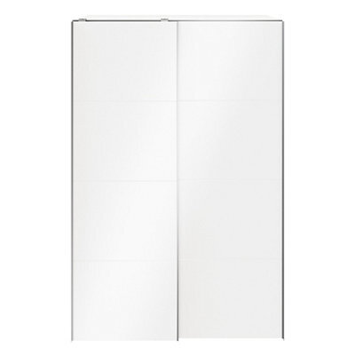 GoodHome Atomia White Particle Board Wardrobe (H)2250mm (W)1500mm (D)655mm - image 1