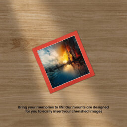 Ak Frames 12X12 Poppy Red Picture Mounts To Fit 10X10 Aperture Size - Mount Board Only (No Frame Included) - thumbnail 5