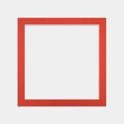 Ak Frames 12X12 Poppy Red Picture Mounts To Fit 10X10 Aperture Size - Mount Board Only (No Frame Included) - thumbnail 1