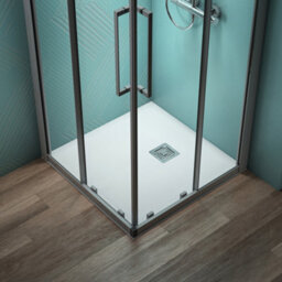 Ideal Standard Ultra Flat S+ Shower Tray 30mm 800 X 800mm In Pure White Including Waste - thumbnail 1