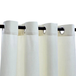 Walplus Blackout Curtain With Metal Rings Velvet Cream 290X245 Cm - thumbnail 4