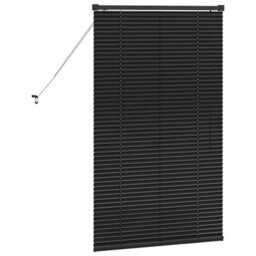 Walplus Window Blind With Curtains Manual Black Aluminium - thumbnail 7