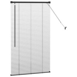 Walplus Window Blind With Curtains Manual Black Aluminium - thumbnail 6
