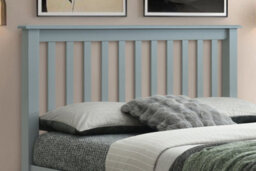 Save On Goods UK 4Ft6 Double Grey Wood Wooden Bed Frame.low Foot End - thumbnail 3