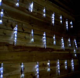 Samuel Alexander 6.9M Icicle Christmas Chaser Lights With 72 Cool White Leds - thumbnail 6