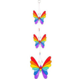 Something Different String Of Butterflies Sun Catcher Multicoloured (One Size)