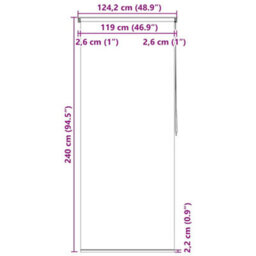 Vidaxl Shower Roller Blind 120X240 Cm Sea Star - thumbnail 3
