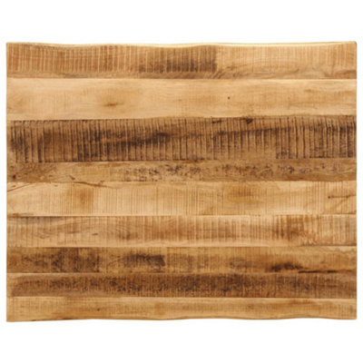 Walplus Table Top Live Edge 100X80X2.5 Cm Solid Wood Rough Mango - image 1