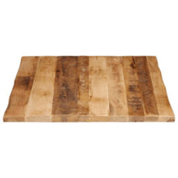 Walplus Table Top Live Edge 100X80X2.5 Cm Solid Wood Rough Mango - thumbnail 4