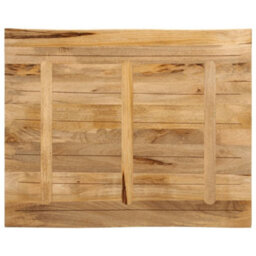 Walplus Table Top Live Edge 100X80X2.5 Cm Solid Wood Rough Mango - thumbnail 5
