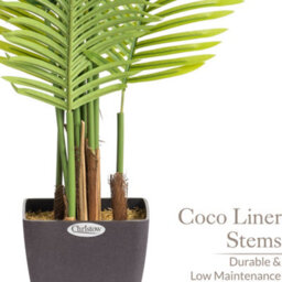 Christow Artificial Potted Palm Tree Topiary Decoration - 1.2M - thumbnail 6