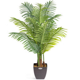 Christow Artificial Potted Palm Tree Topiary Decoration - 1.2M - thumbnail 1