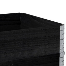 Berkfield Garden Planter Black 80X60 Cm Solid Wood Pine - thumbnail 7