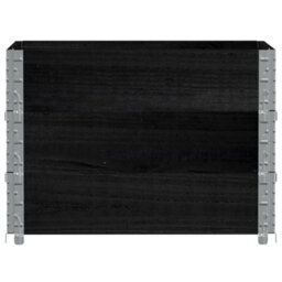 Berkfield Garden Planter Black 80X60 Cm Solid Wood Pine - thumbnail 3