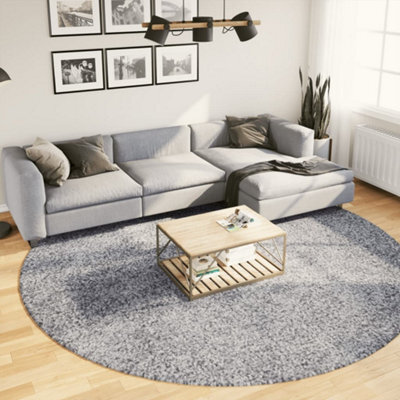 Berkfield Shaggy Rug Pamplona High Pile Modern Blue Size  280 Cm - image 1