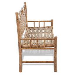 Vidaxl Garden Bench 120 Cm Bamboo - thumbnail 4