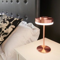 Auraglow Kensington Rechargeable Outdoor Table Lamp - Black - thumbnail 9