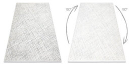 RugsX Modern Carpet Duke 51550 Cream / Grey - Trellis, Structured, Very Soft  280X370 Cm - thumbnail 2