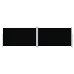 Walplus Retractable Side Awning Garden Sun Shade Canopy Gazebo For Back Door, Porch, Patio Black 180X600 Cm - thumbnail 2